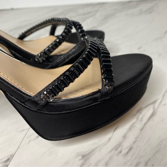 Badgley Mischka Jewel Gallant Platform Heeled Sandal 9 - Picture 9 of 14